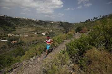 La LPA Trail  se celebró este sábado en la capital grancanaria/Carlos Díaz Recio.